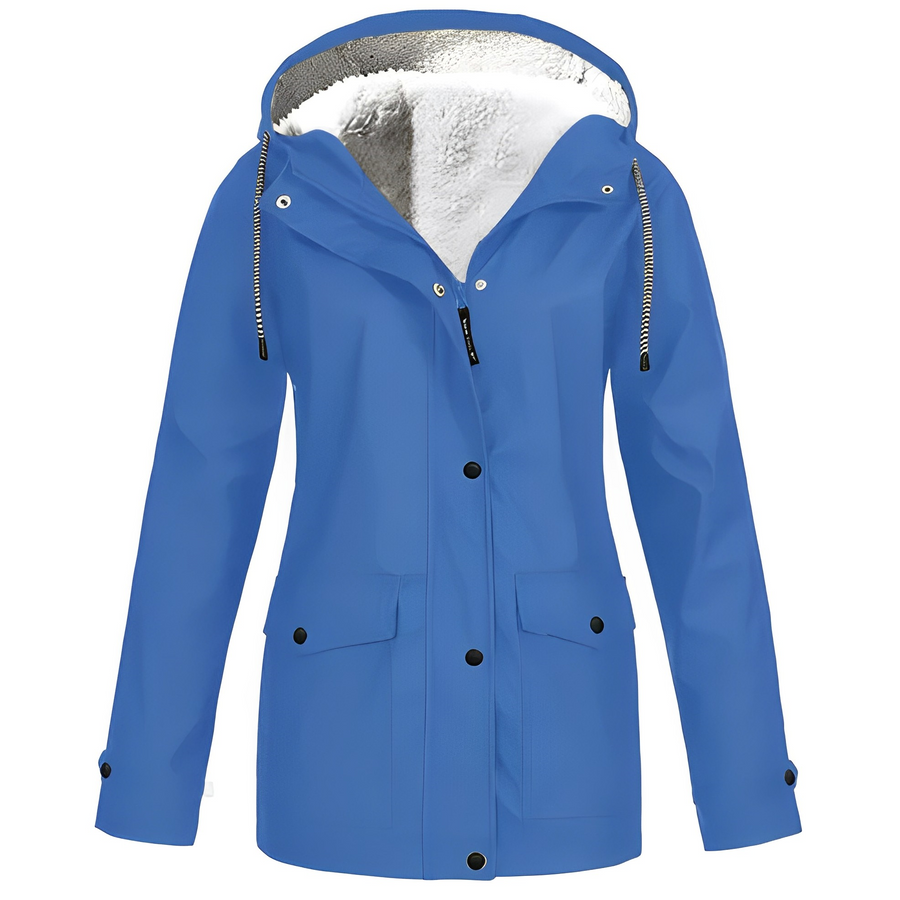 Elvira - Impermeabile con fodera in pile da donna