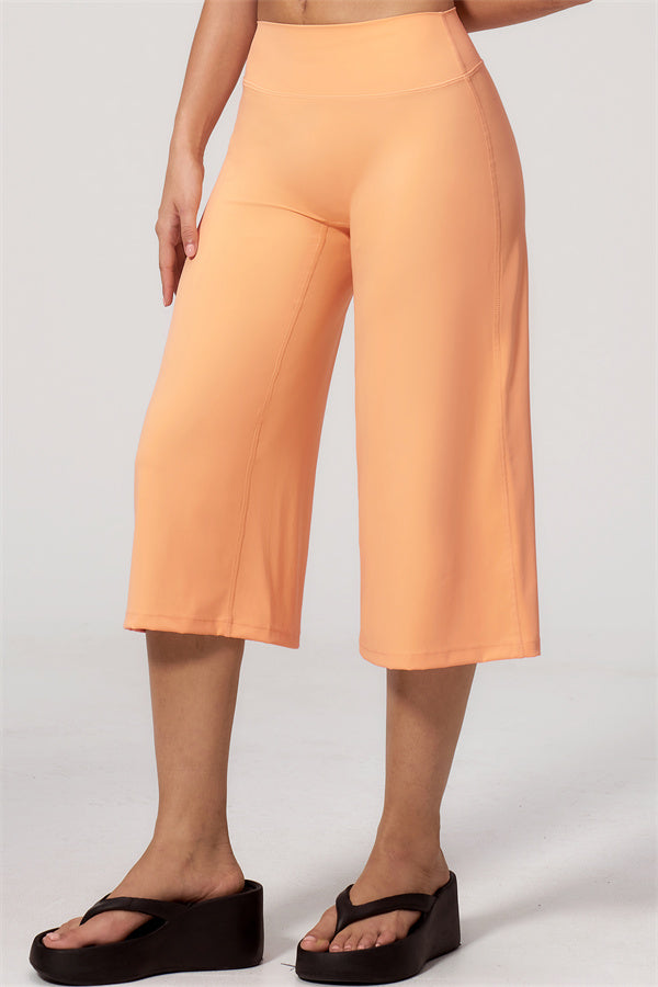 Nexus - Completo Top a Spalline e Pantaloni Corti a Gamba Larga per Donna