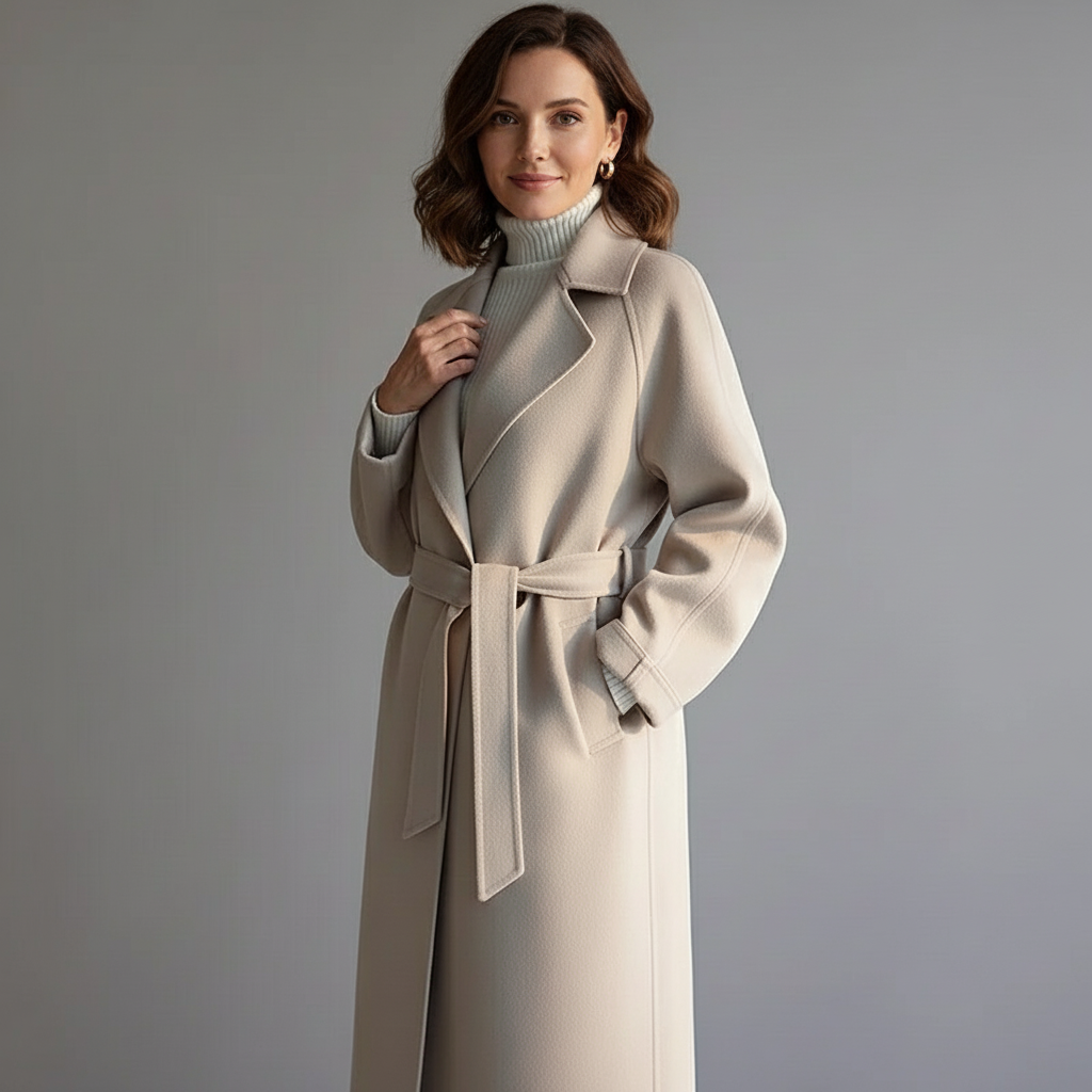 GRACE | Cappotto Elegante con Vita Strutturata da Donna