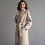 GRACE | Cappotto Elegante con Vita Strutturata da Donna