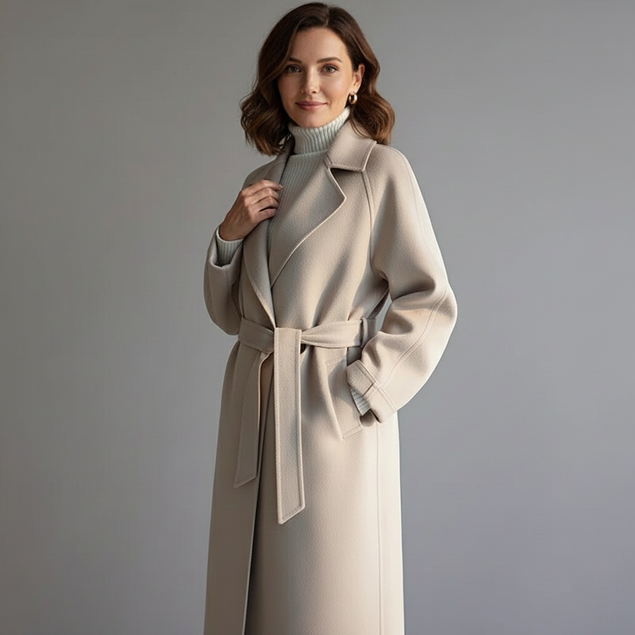GRACE | Cappotto elegante con vita strutturata