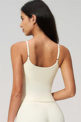 Nexus - Completo Top a Spalline e Pantaloni Corti a Gamba Larga per Donna