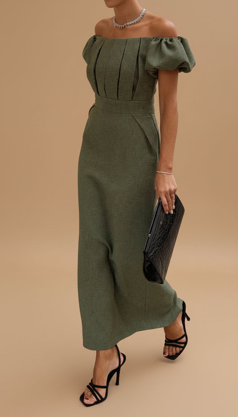 Carla | Abito Midi Elegante da Donna