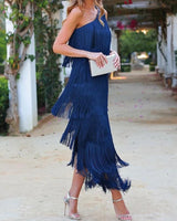 Valeria | Abito boho da donna con frange