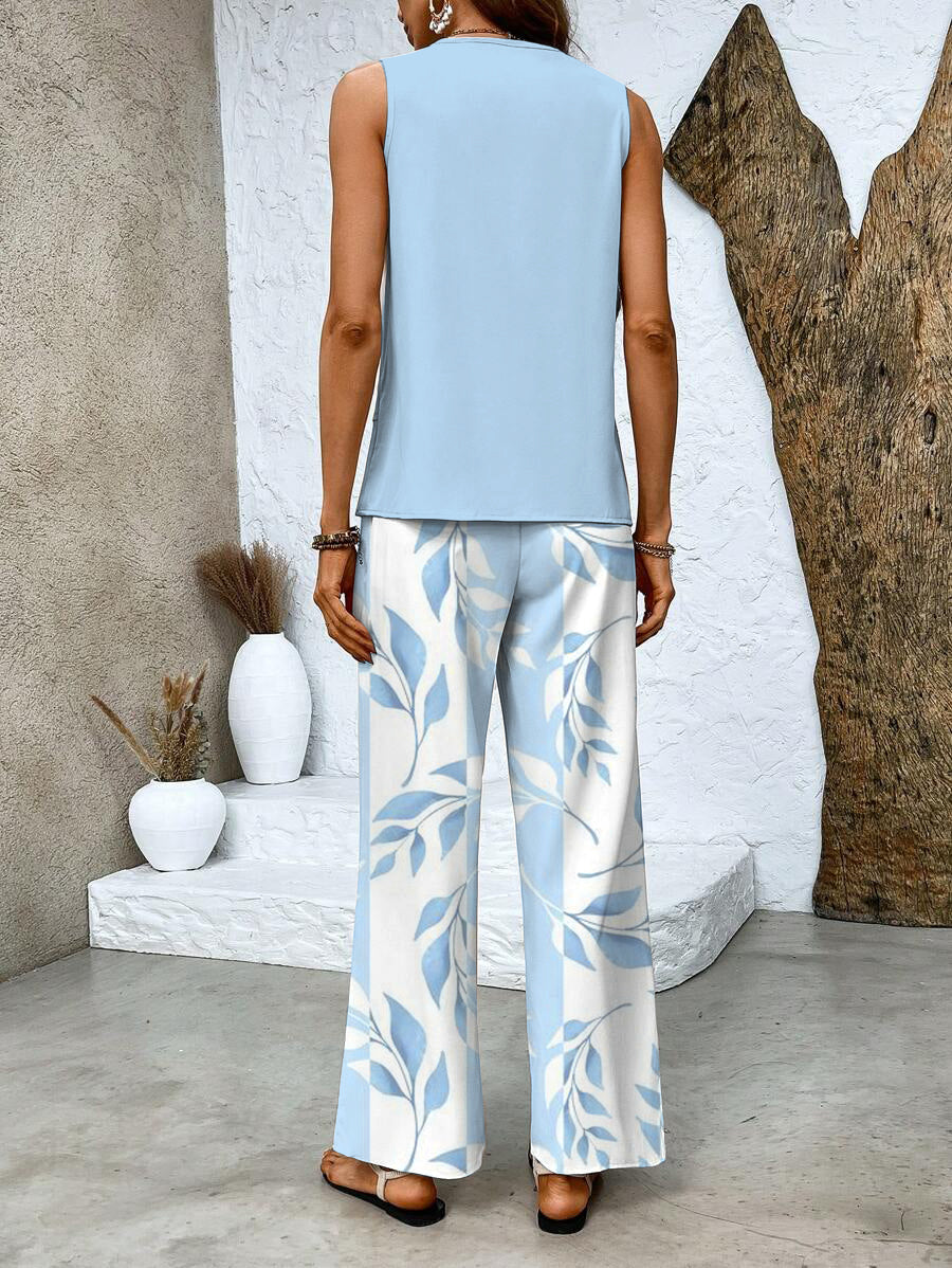 Alba | Set Blusa e Pantaloni con Stampa Floreale da Donna