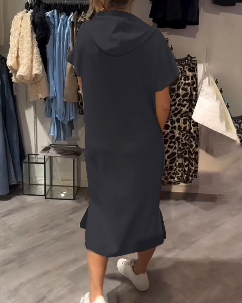 Saskia™ | Abito casual con cappuccio