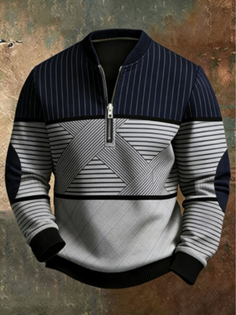 Viktor | Maglione Elegante per Uomo con Mezza Zip