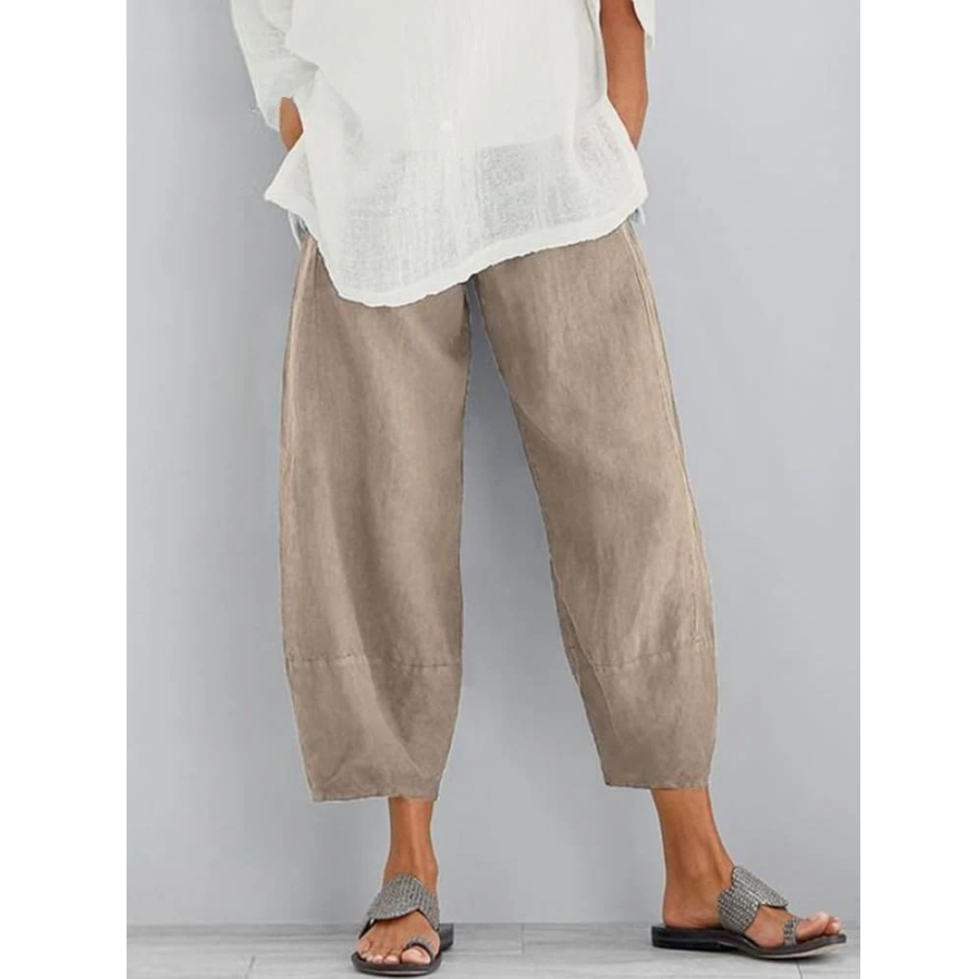 Marina | Pantaloni in Lino Senza Sforzo per Donna