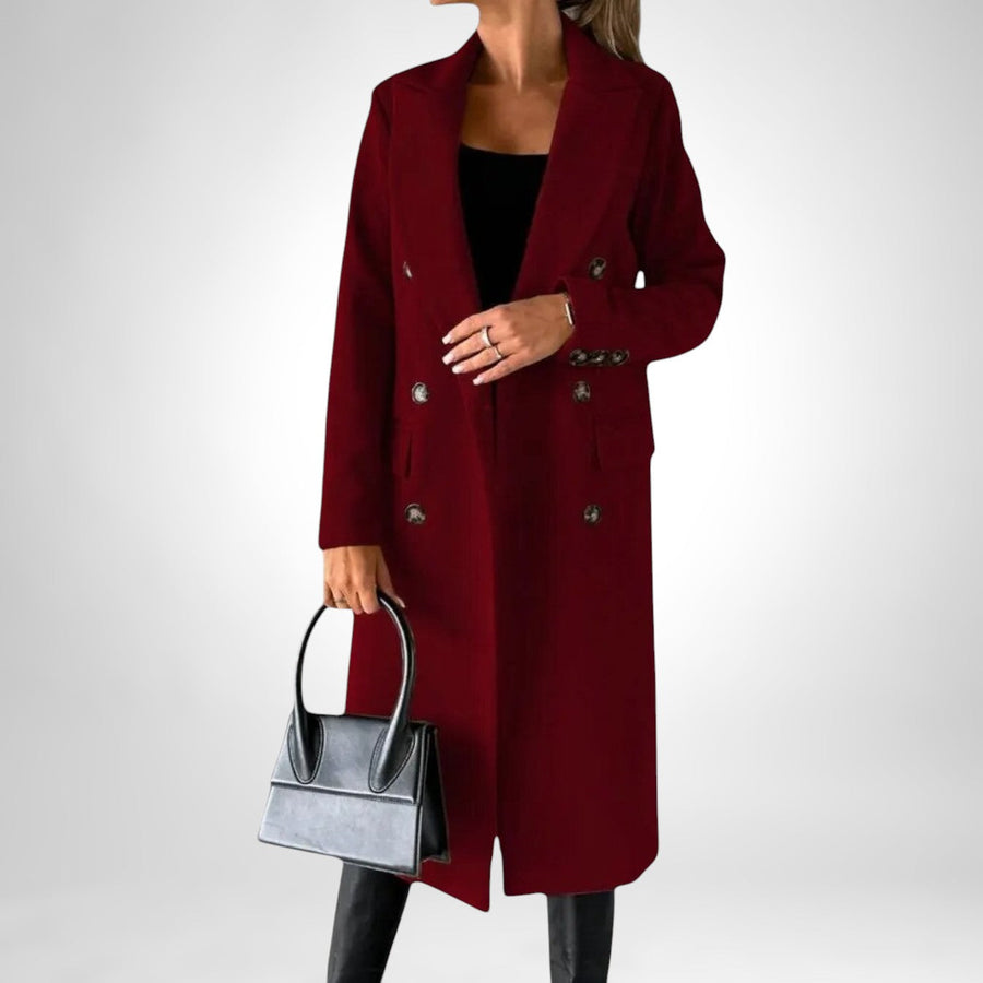 DESIREE™ | CAPPOTTO LUNGO CON DOPPIA ABBOTTONATURA