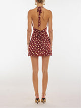 Helene – Abito Mini in Lycra a Pois da donna