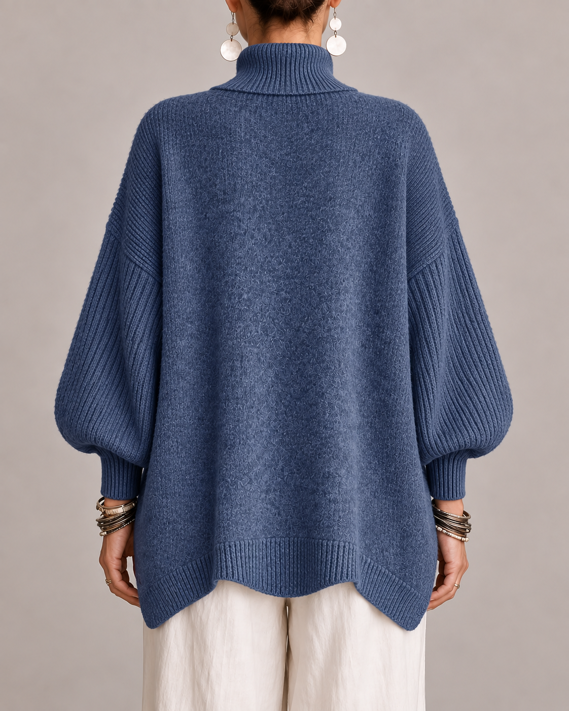 Kathleen | Maglione Elegante a Collo Alto per Donna