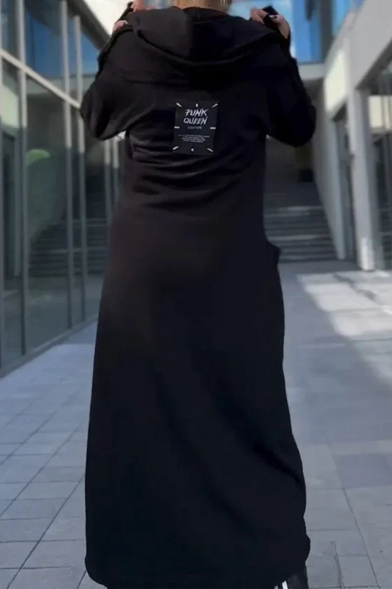 MANA™ | Felpa con Cappuccio Lunga con Zip in Tessuti Leggeri e Traspiranti da Donna