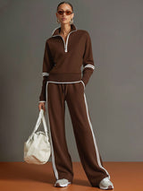 Marietta | Blusa e Pantaloni a Gamba Larga da Donna