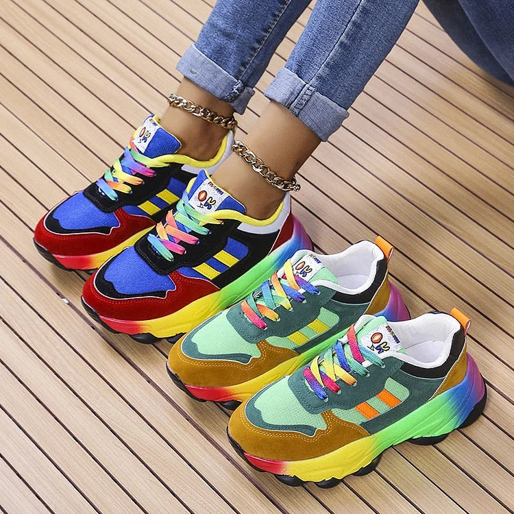 Isolina | Scarpe da Tennis Colorate Confortevoli per Donna