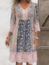 Mirabel | Abito Boho con Dettagli in Renda