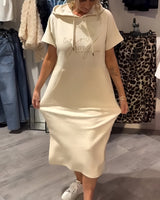 Saskia™ | Abito casual con cappuccio