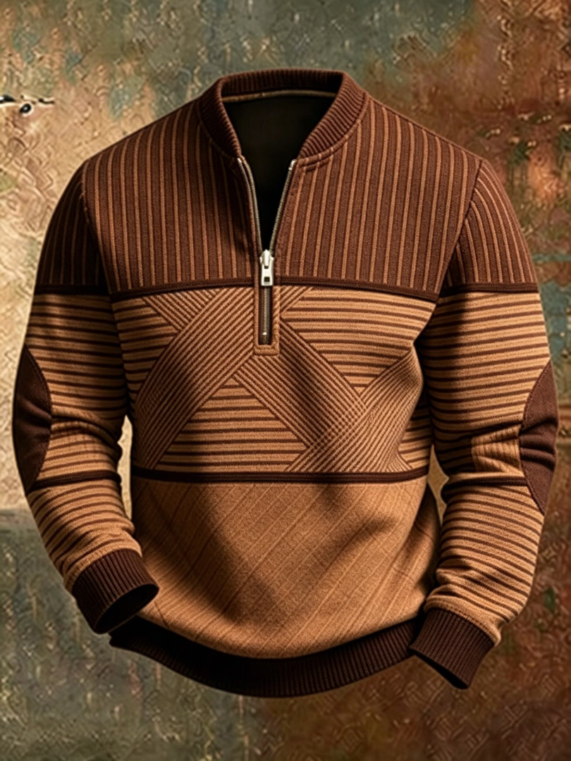 Viktor | Maglione Elegante per Uomo con Mezza Zip