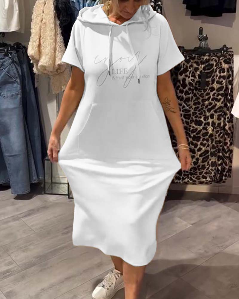 Saskia™ | Abito casual con cappuccio