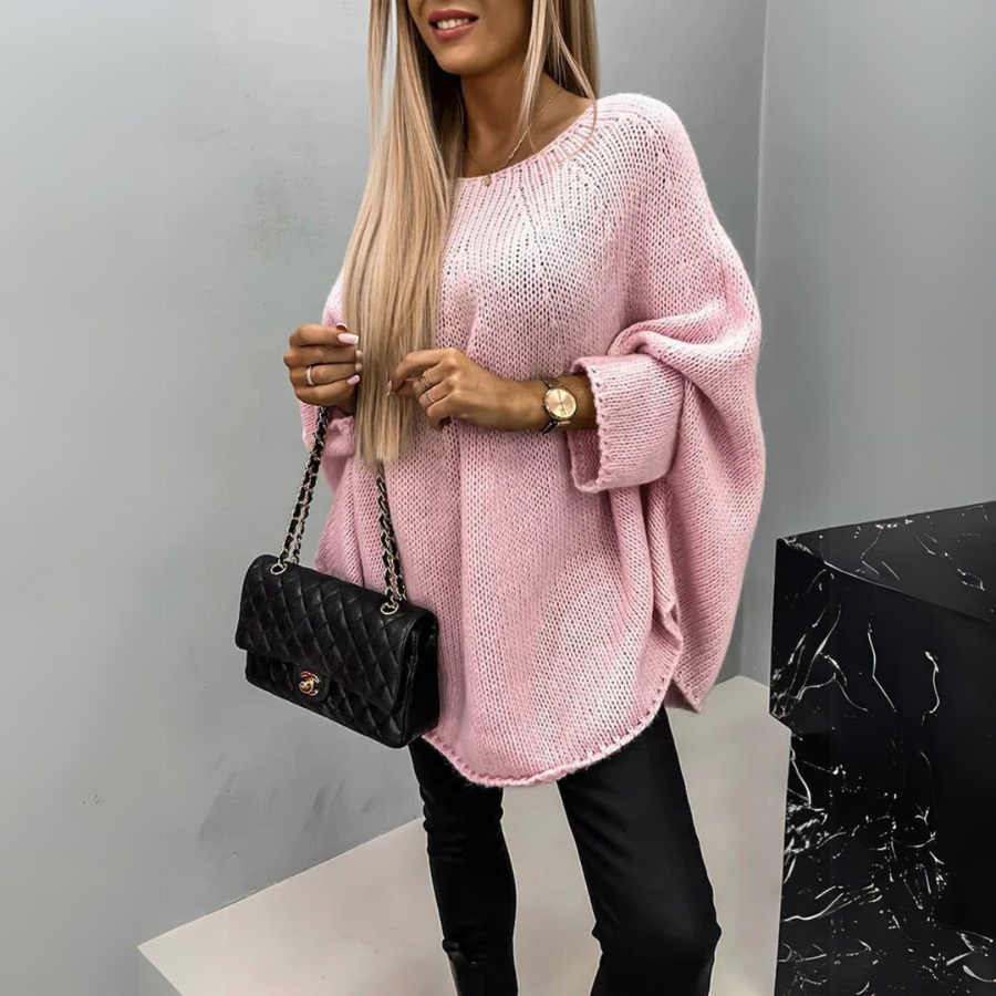 Isabelle | Maglione Femminile Elegante con Collo Rotondo da Donna