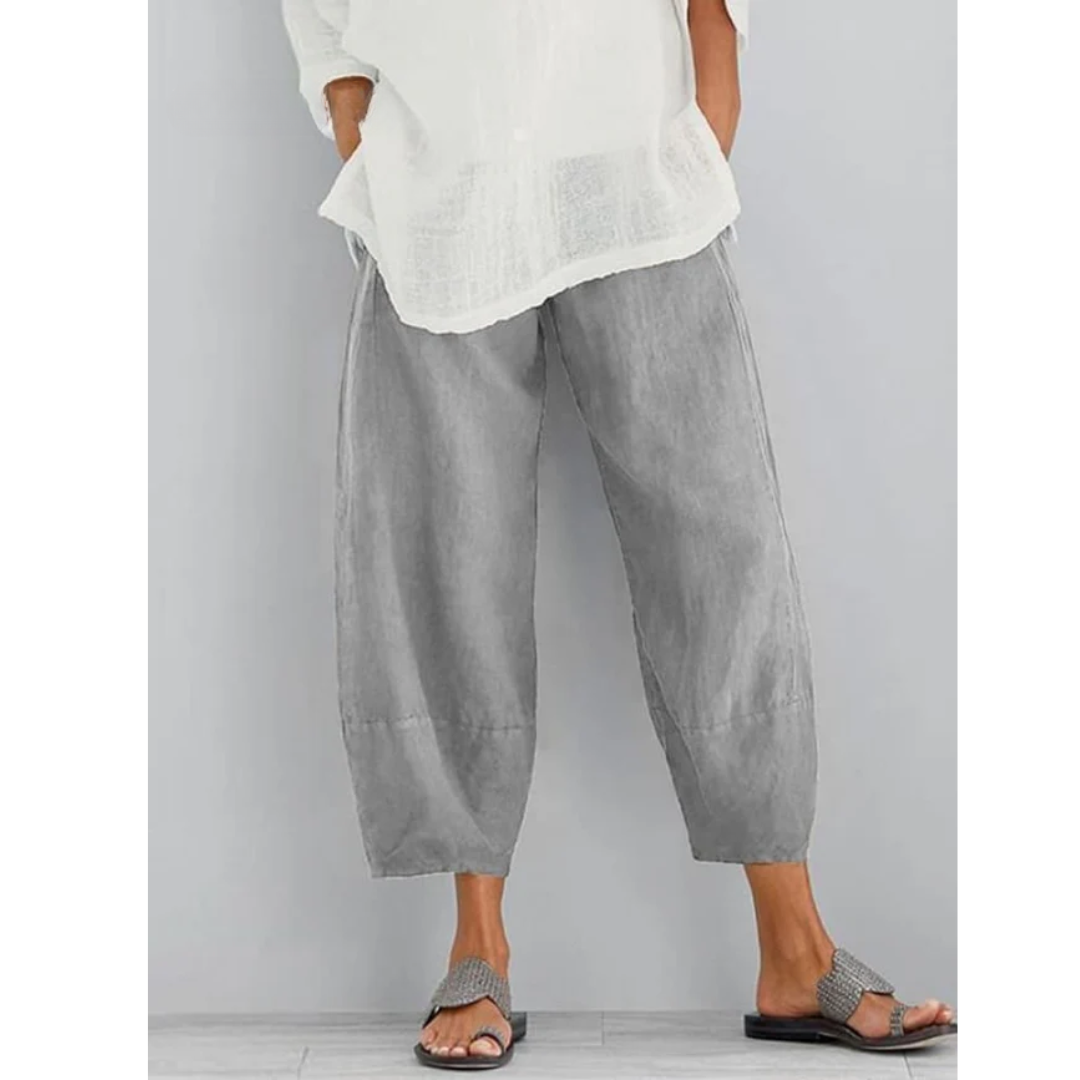 Marina | Pantaloni in Lino Senza Sforzo per Donna