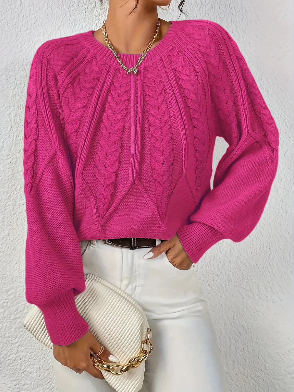 Louisa | Maglione all'Uncinetto da Donna