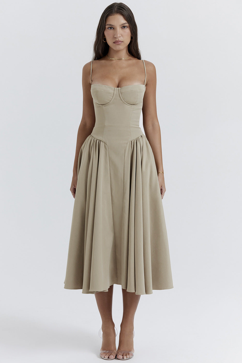 Kiki | Abito Midi Retro da Donna