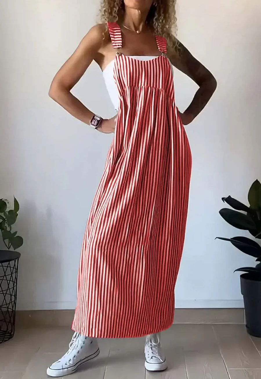 Camille | Tuta Casual a Righe