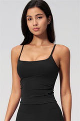 Nexus - Completo Top a Spalline e Pantaloni Corti a Gamba Larga per Donna