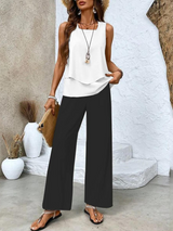 Alba | Set Blusa e Pantaloni con Stampa Floreale da Donna