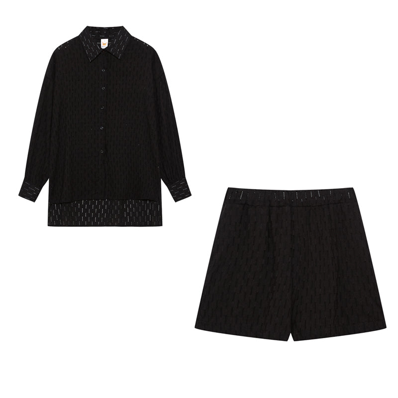 Maud | Set camicia e shorts chic