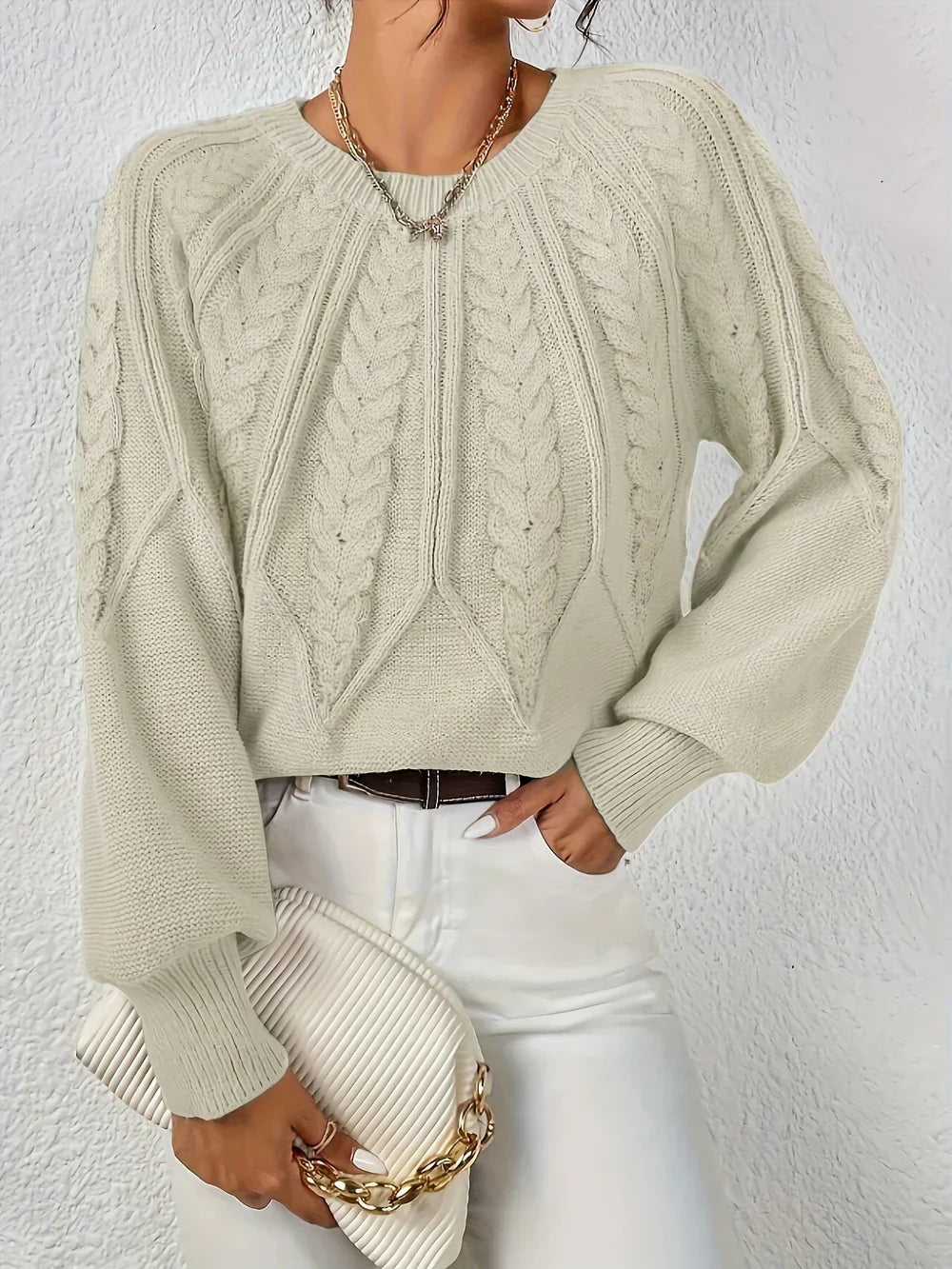 Louisa | Maglione all'Uncinetto da Donna