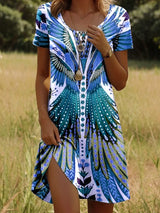 Linnea – Abito corto stampato alla moda