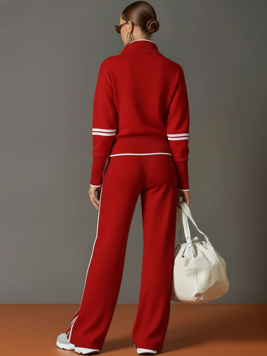 Marietta | Blusa e Pantaloni a Gamba Larga da Donna