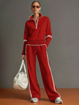 Marietta | Blusa e Pantaloni a Gamba Larga da Donna