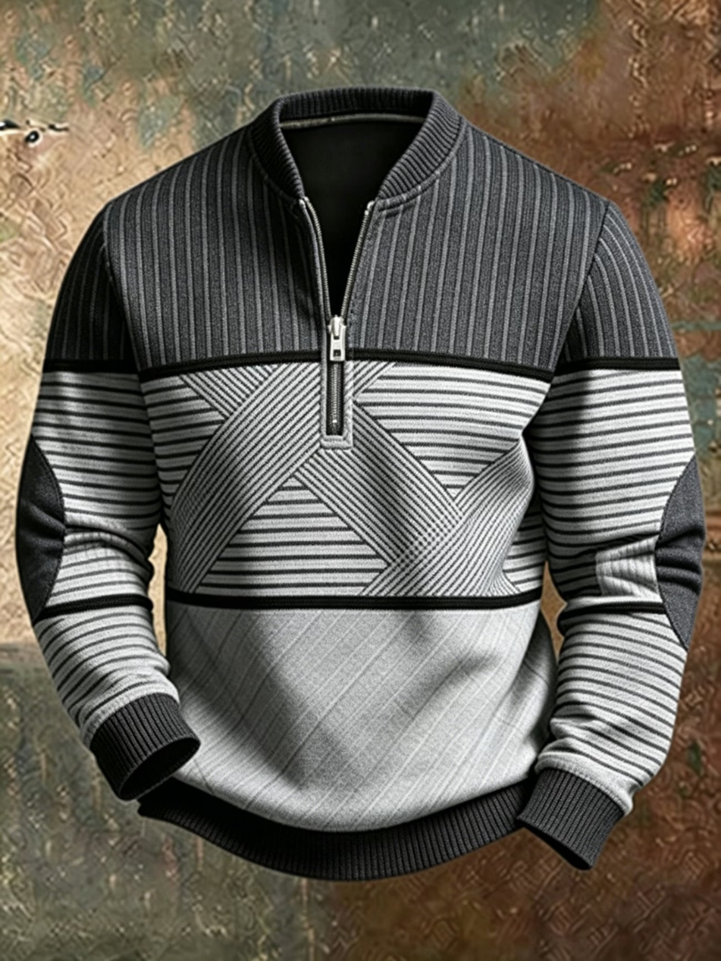 Viktor | Maglione Elegante per Uomo con Mezza Zip