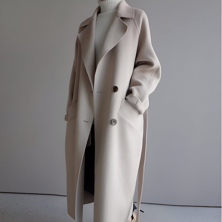 GRACE | Cappotto elegante con vita strutturata