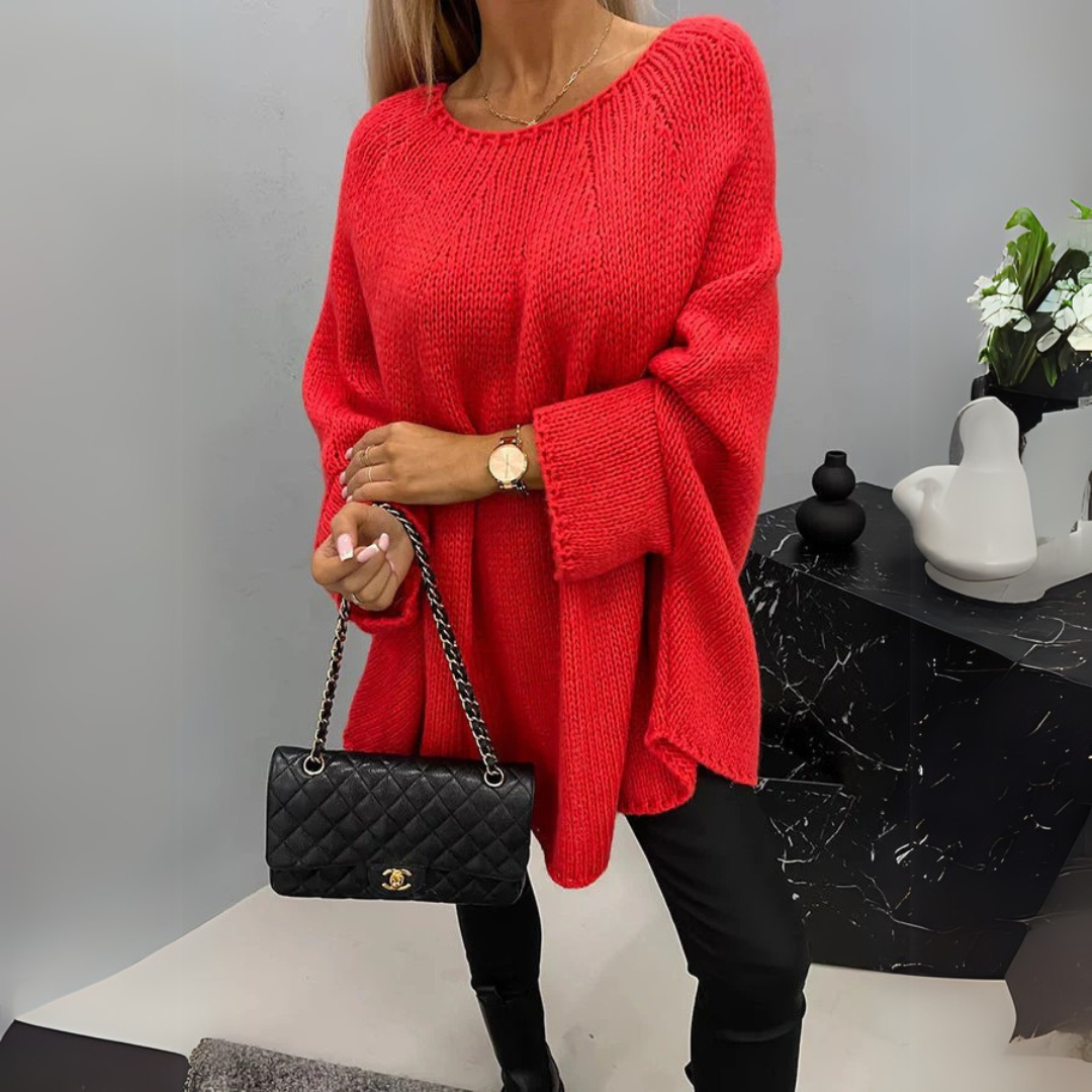 Isabelle | Maglione Femminile Elegante con Collo Rotondo da Donna