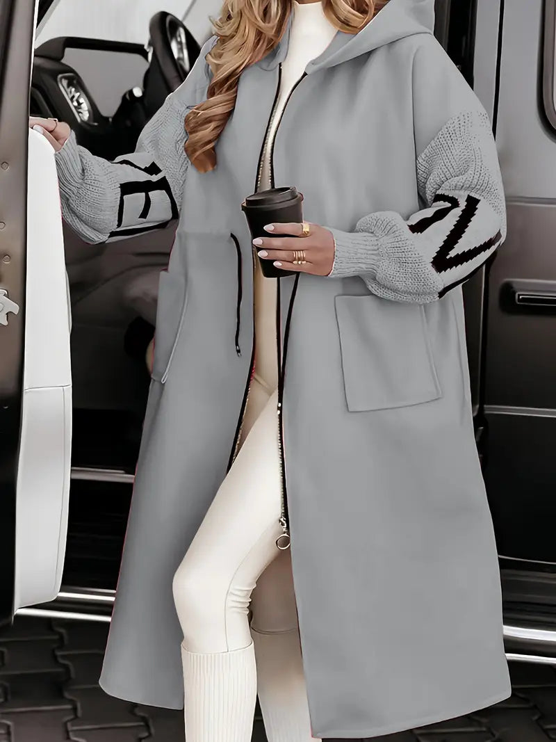 Rosana | Cappotto Elegante con Cappuccio da Donna
