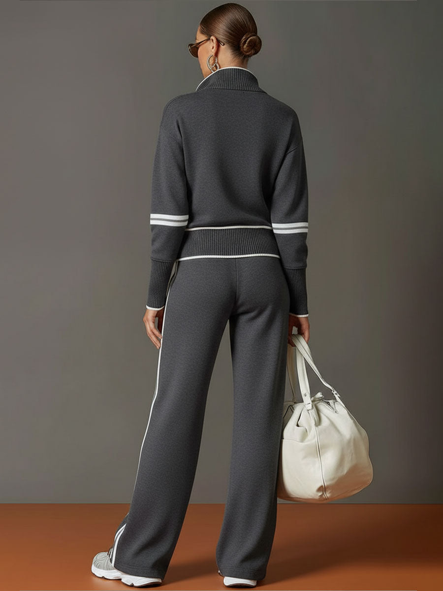 Marietta | Blusa e Pantaloni a Gamba Larga da Donna