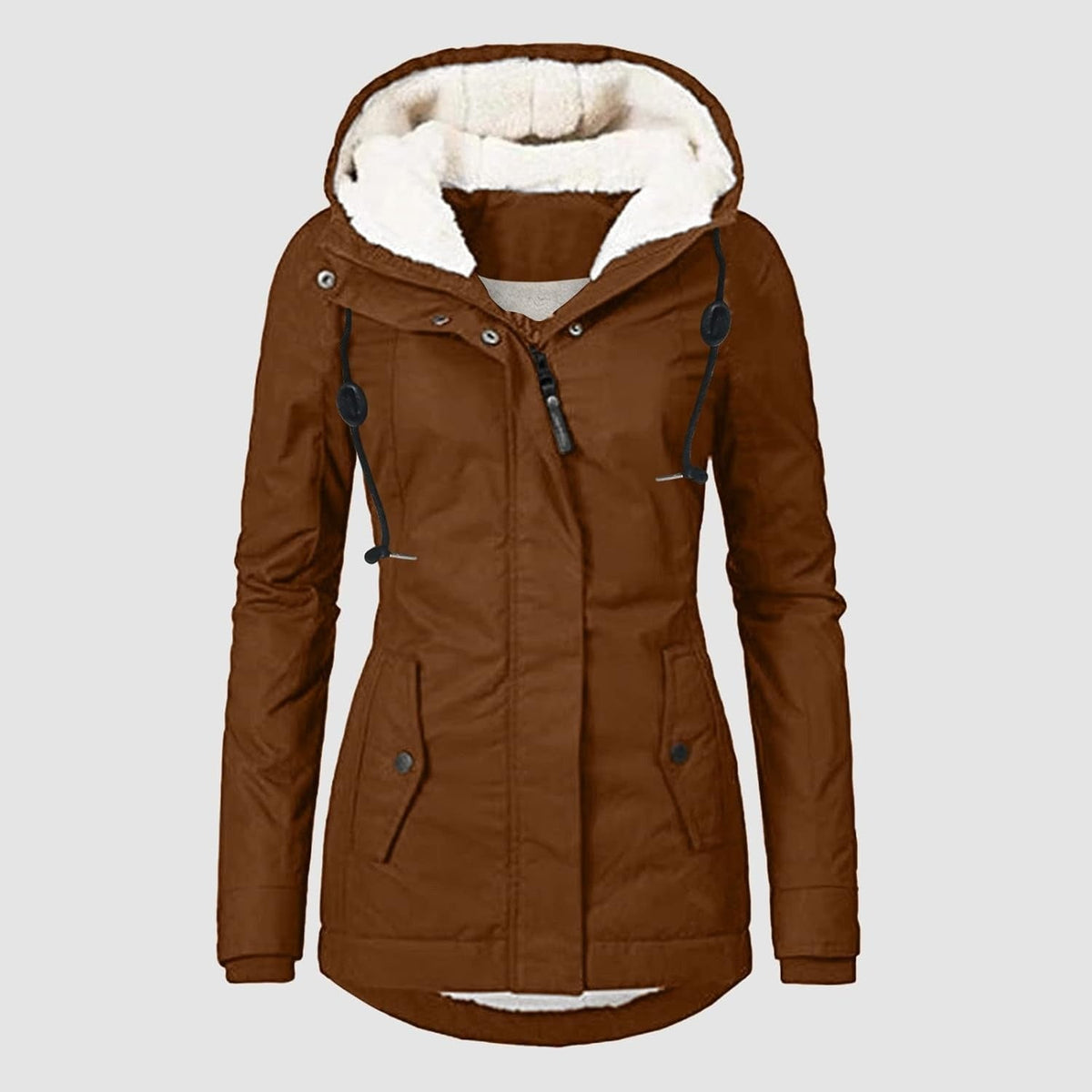 Sophie - Cappotto invernale foderato e impermeabile