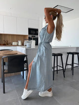 Isabelle | Abito Maxi di Denim da donna