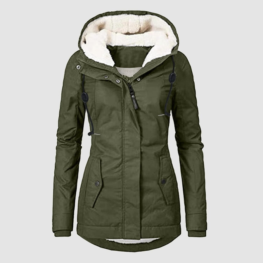 Sophie - Cappotto invernale foderato e impermeabile