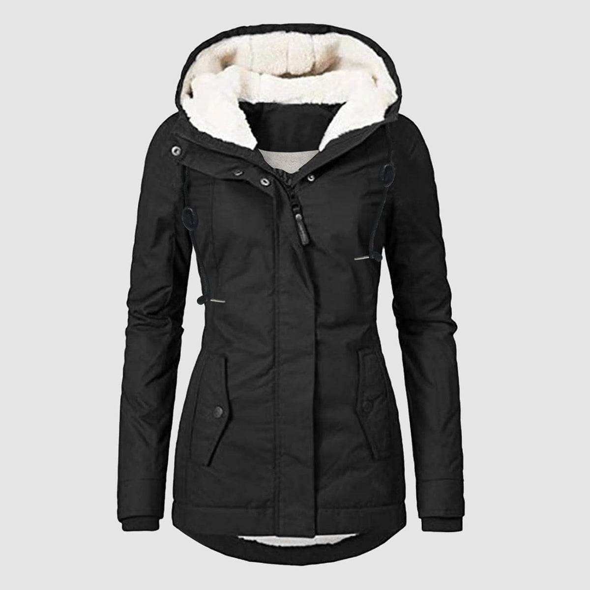 Sophie - Cappotto invernale foderato e impermeabile