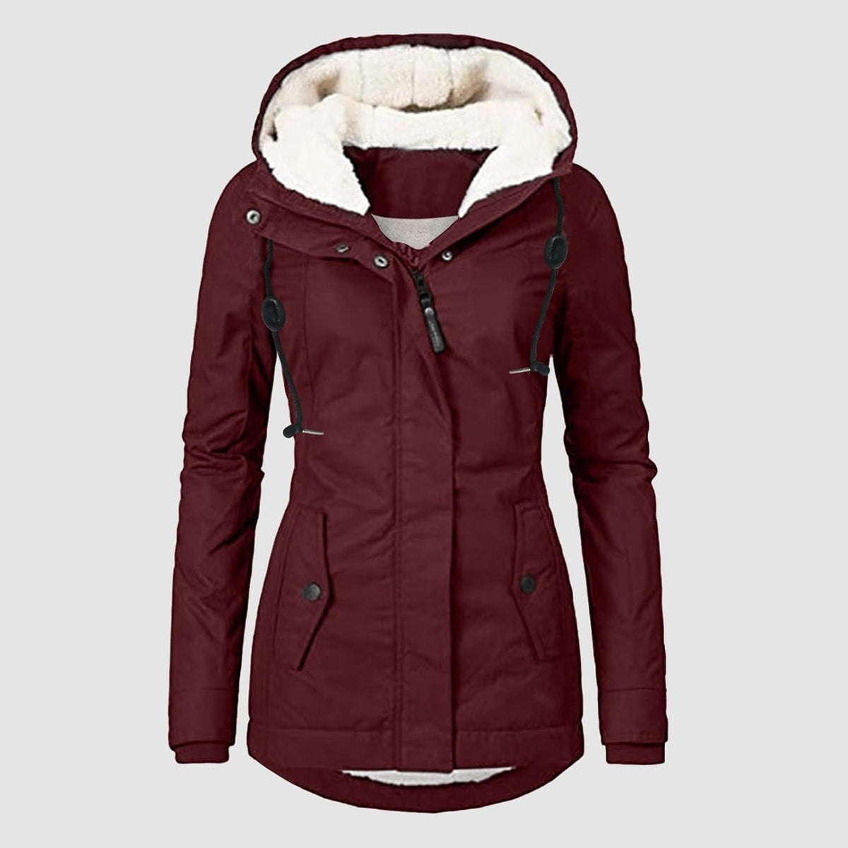 Sophie - Cappotto invernale foderato e impermeabile