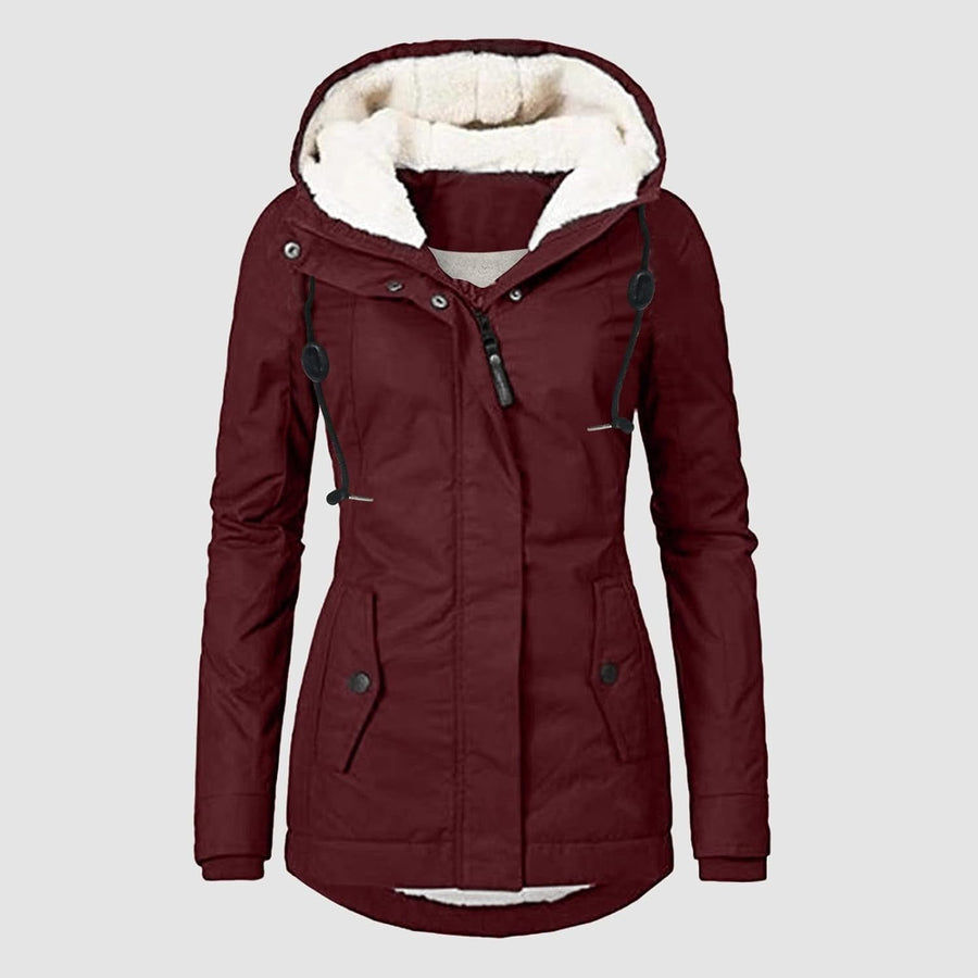 Sophie - Cappotto invernale foderato e impermeabile