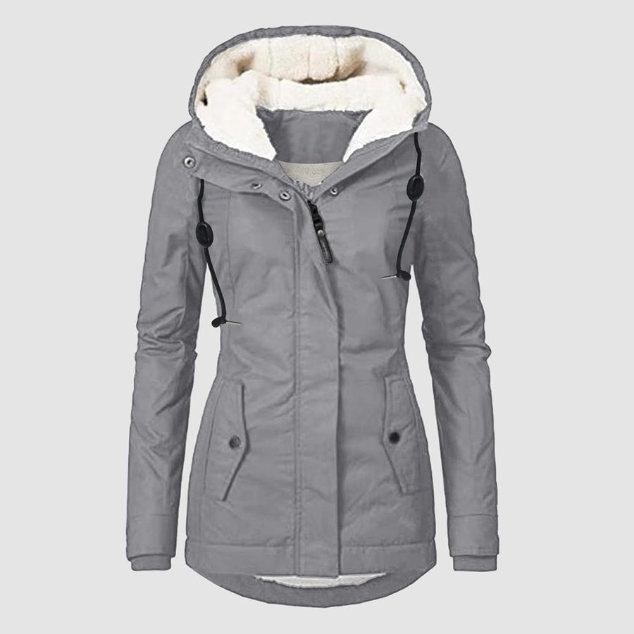 Sophie - Cappotto invernale foderato e impermeabile