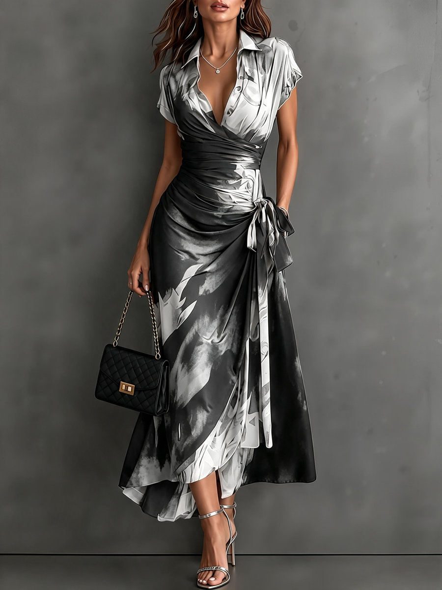 Andréa – Vestito Lungo Incrociato per Donna