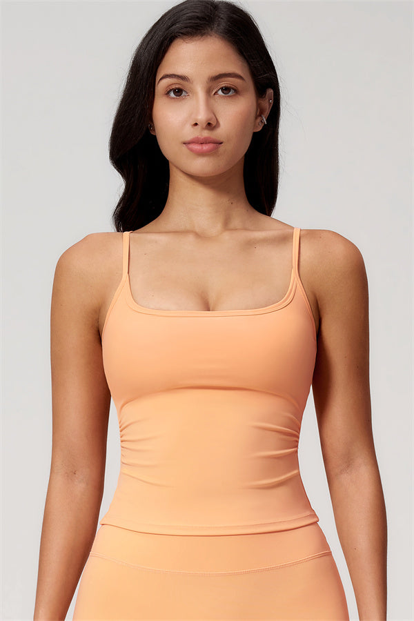 Nexus - Completo Top a Spalline e Pantaloni Corti a Gamba Larga per Donna