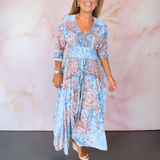 Marga™ | Abito estivo elegante con scollo a V