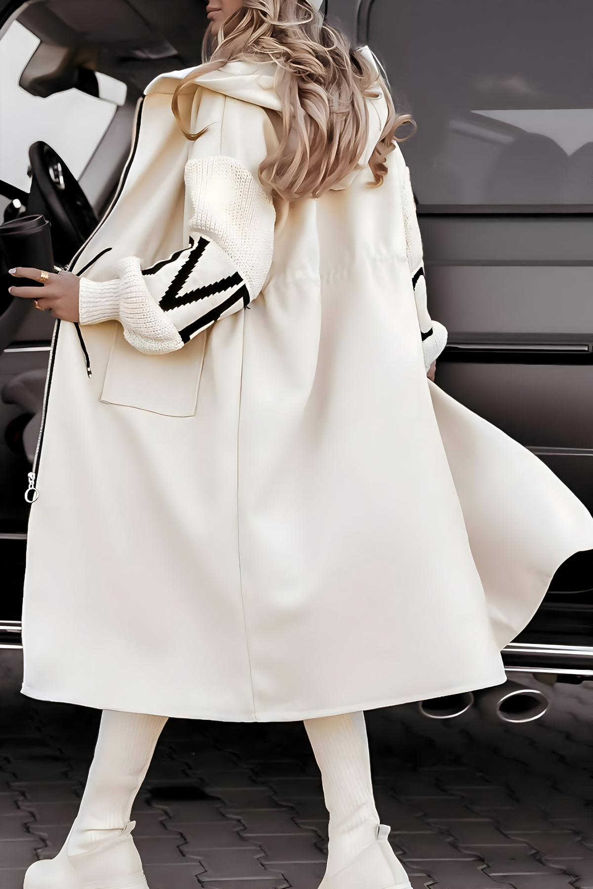 Rosana | Cappotto Elegante con Cappuccio da Donna